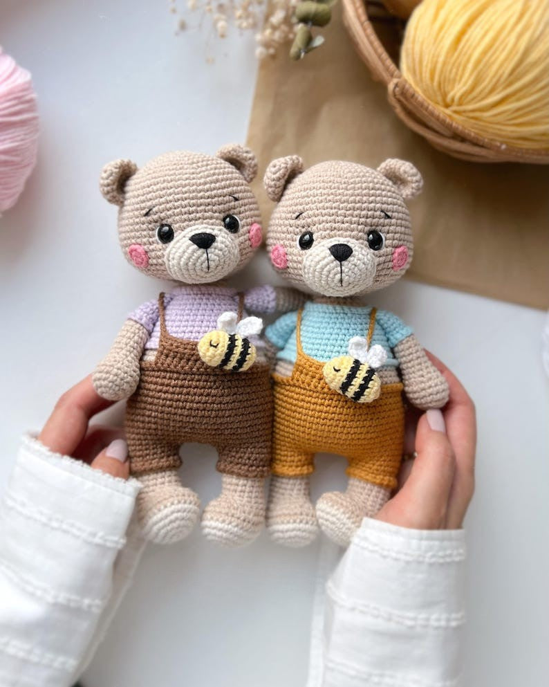 Buzzing Bear Crochet Pattern