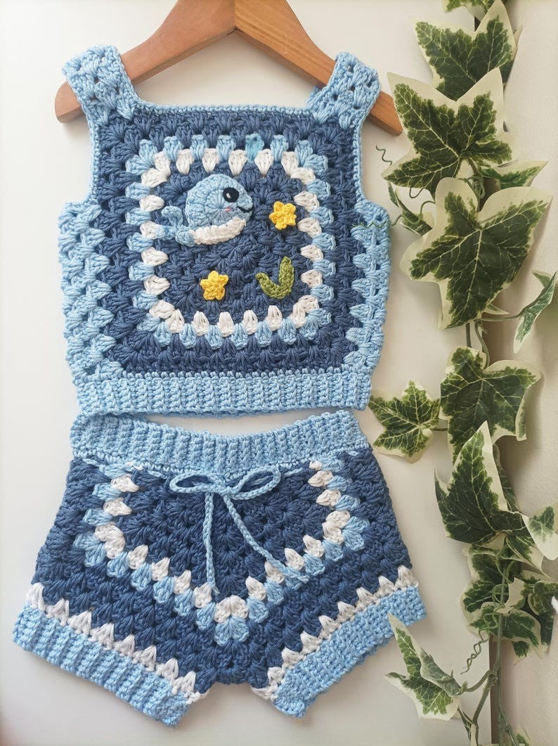 Ocean Whimsy Set Crochet Pattern