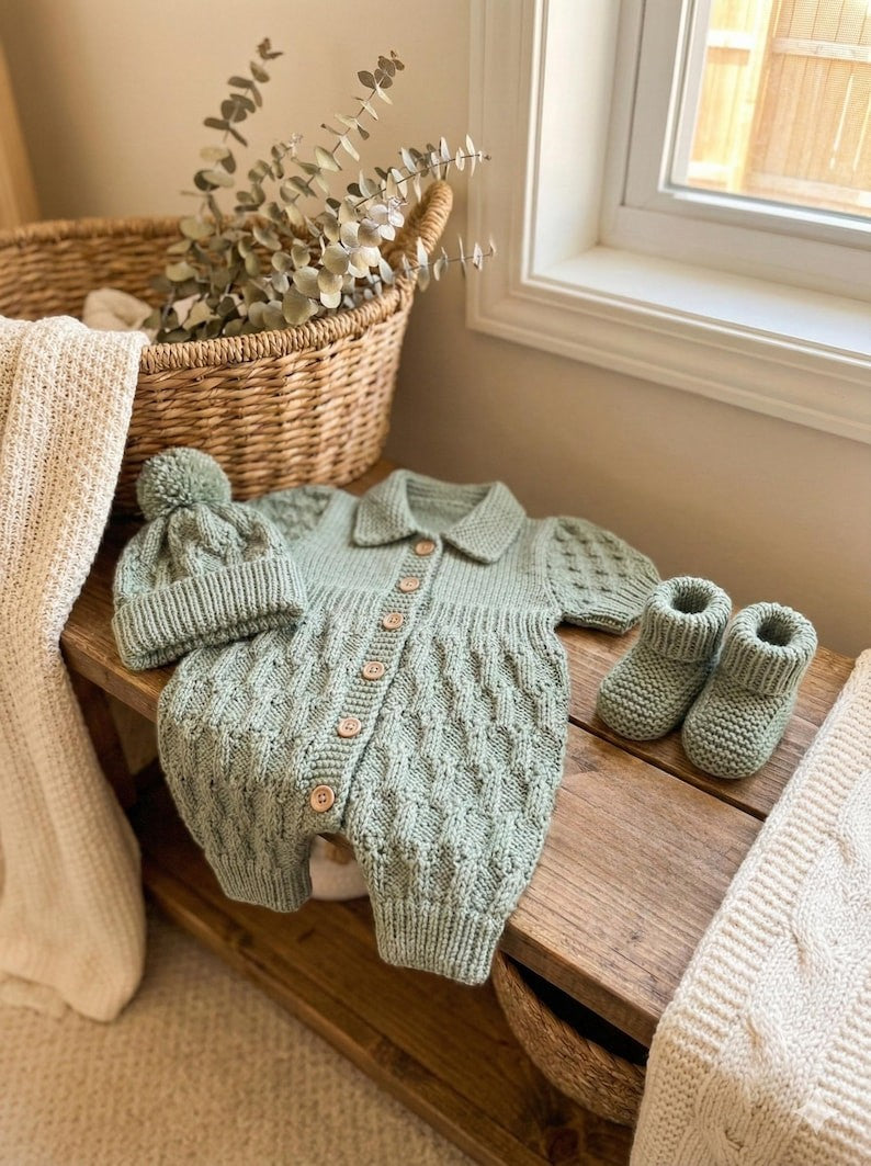 Pure Baby Set Knitting Pattern