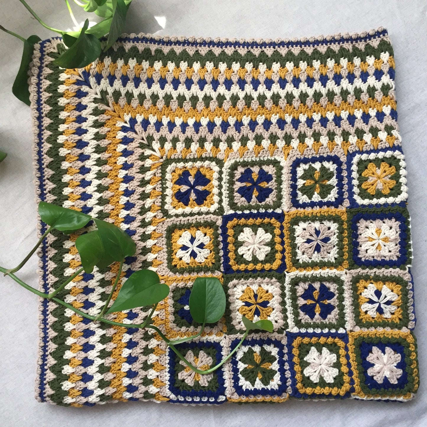 Honey Spice Blanket Crochet Pattern