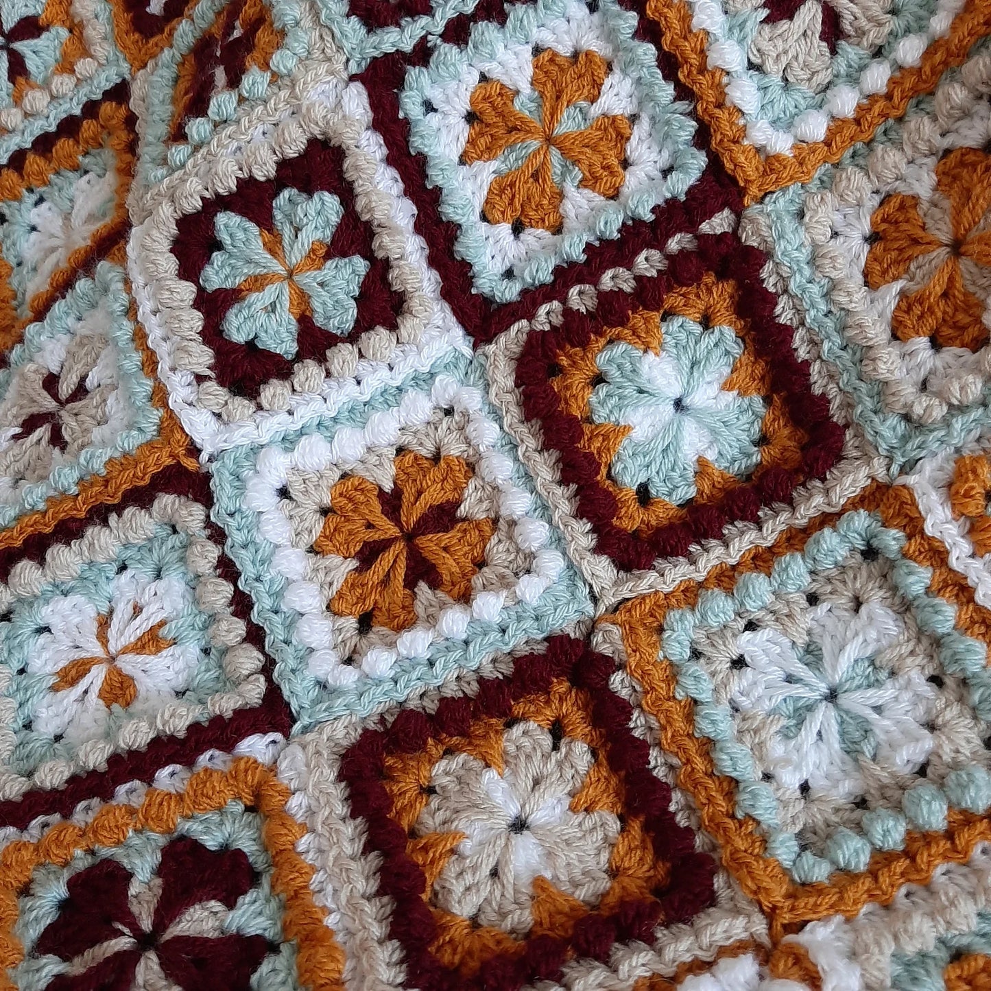 Honey Spice Blanket Crochet Pattern