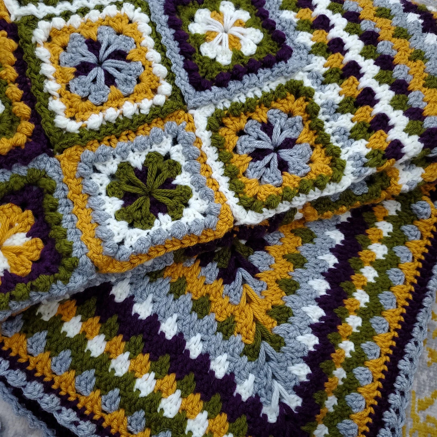 Honey Spice Blanket Crochet Pattern