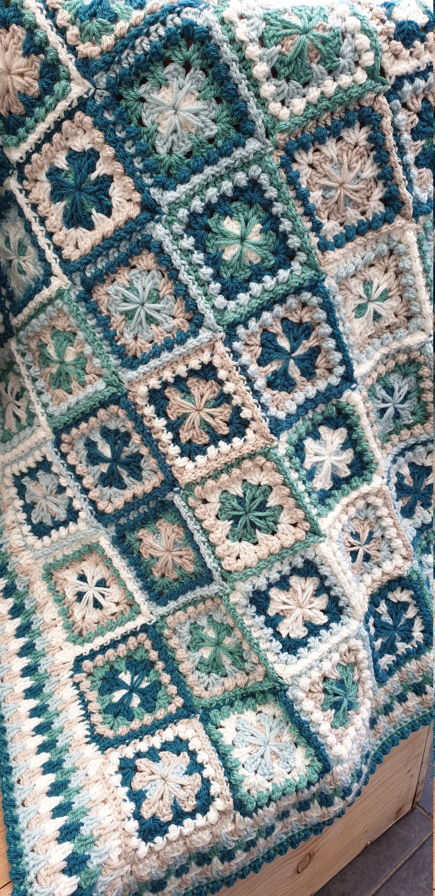 Honey Spice Blanket Crochet Pattern