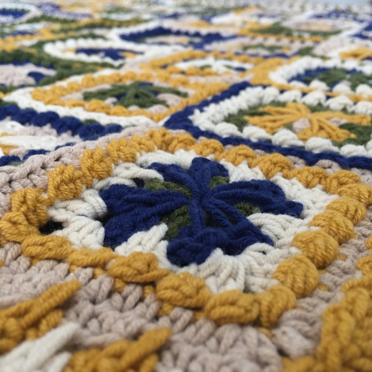 Honey Spice Blanket Crochet Pattern