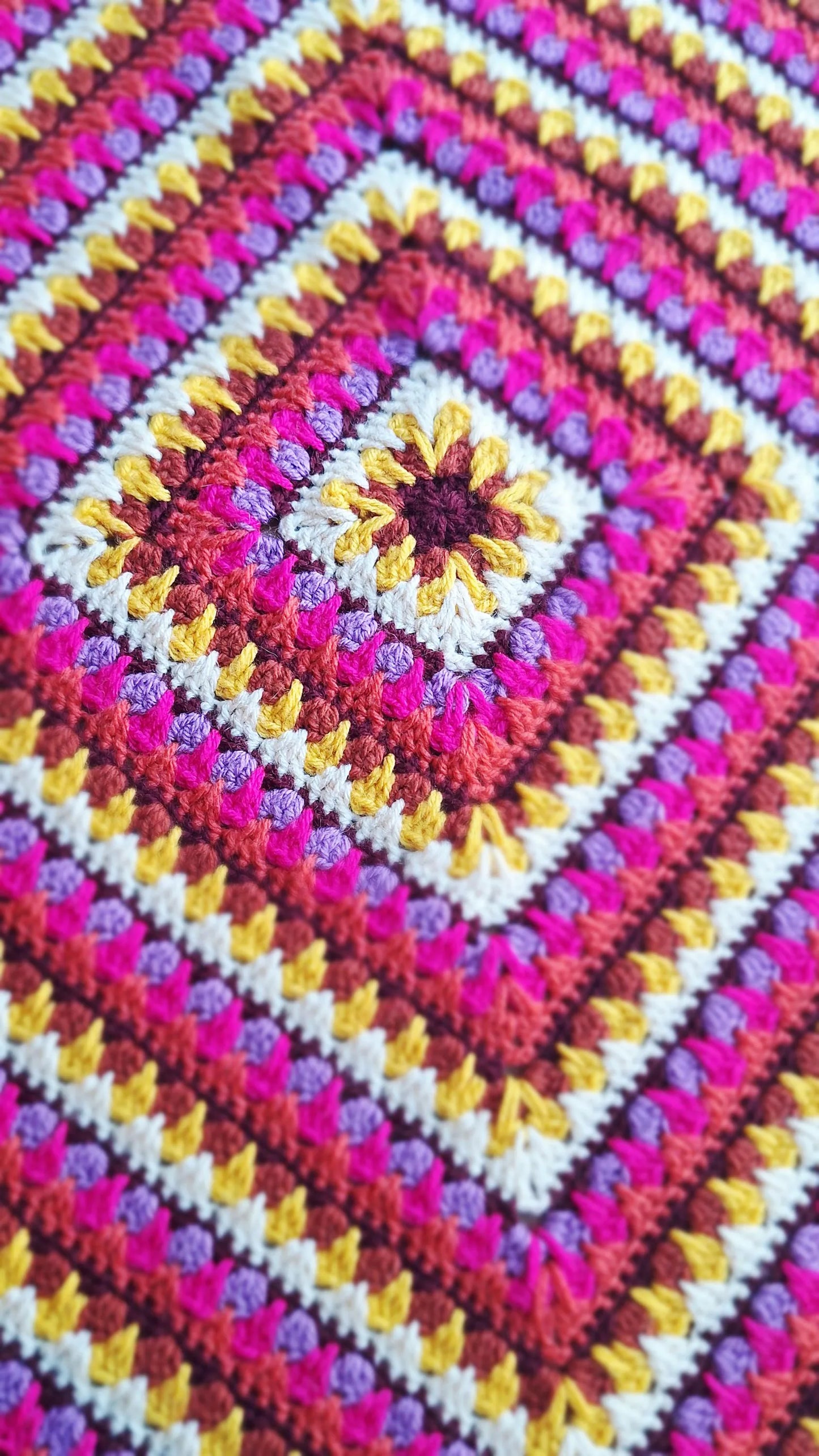 Harvest Square Blanket Crochet Pattern