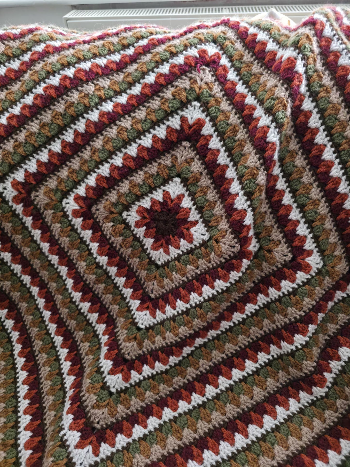 Harvest Square Blanket Crochet Pattern