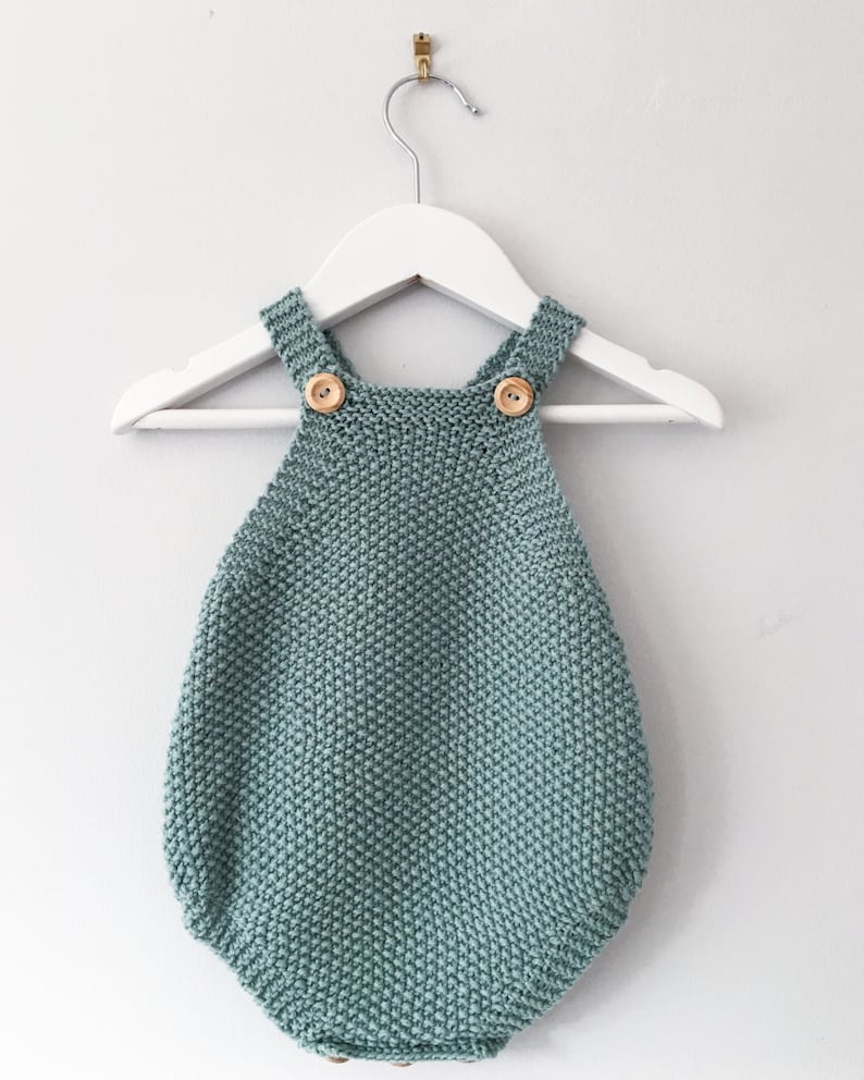 Teddy Romper Knitting Pattern