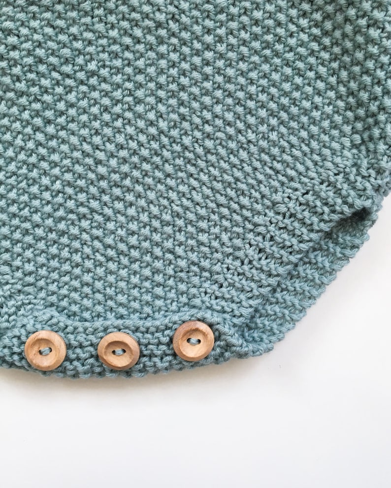 Teddy Romper Knitting Pattern