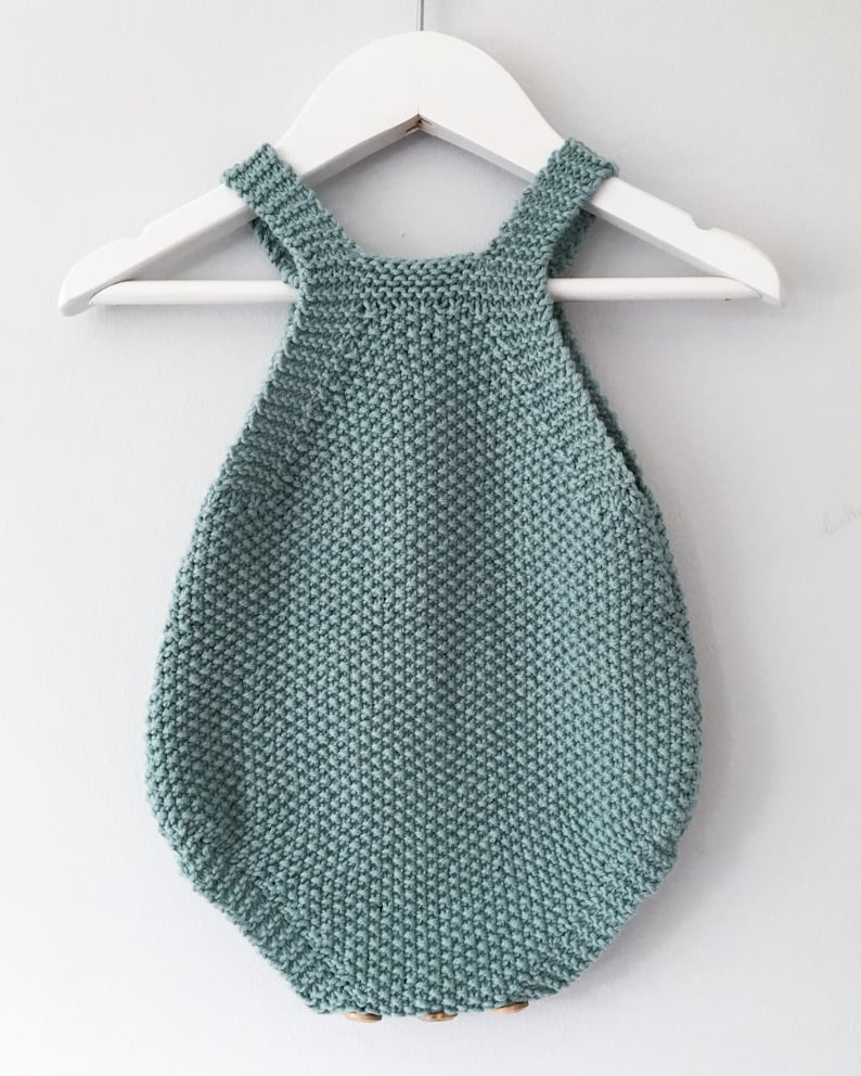 Teddy Romper Knitting Pattern