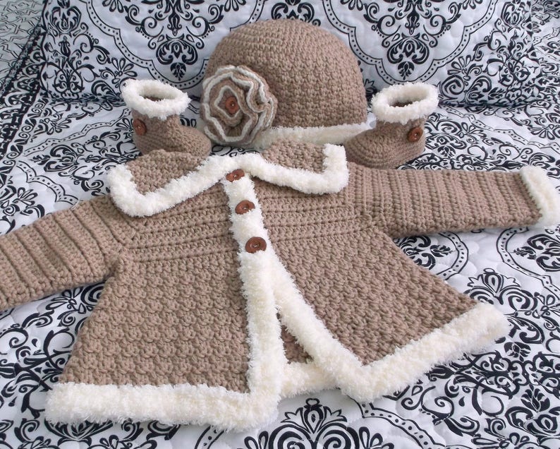 Cocoa Baby Set Crochet Pattern