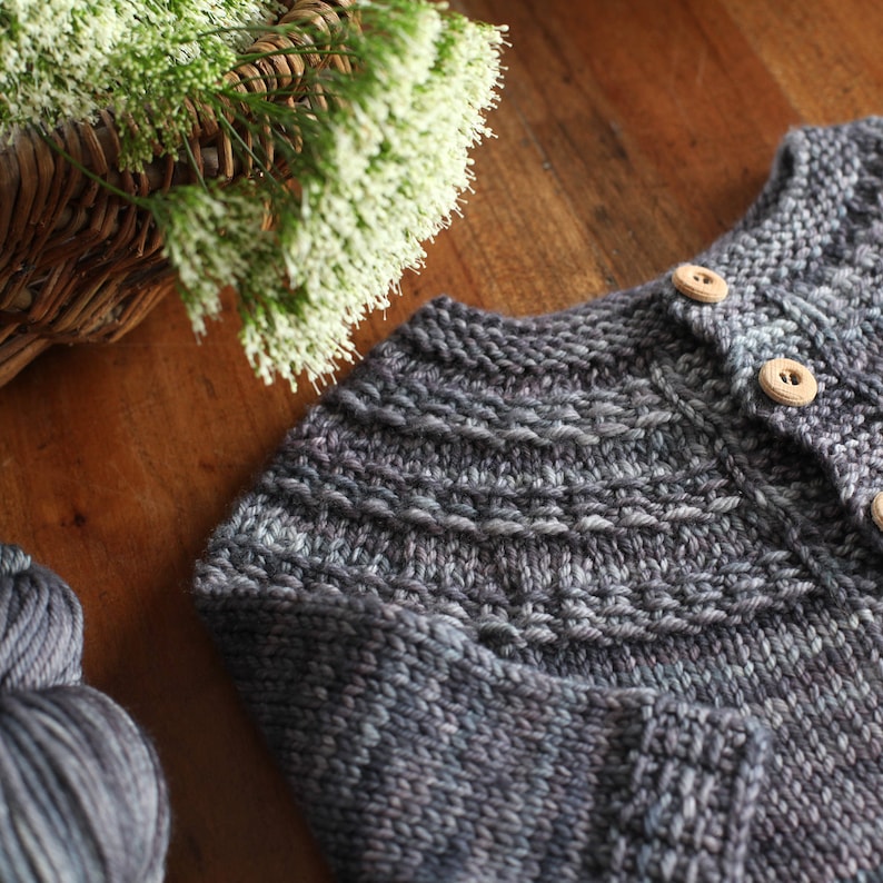 Pebble Cardigan Knitting Pattern