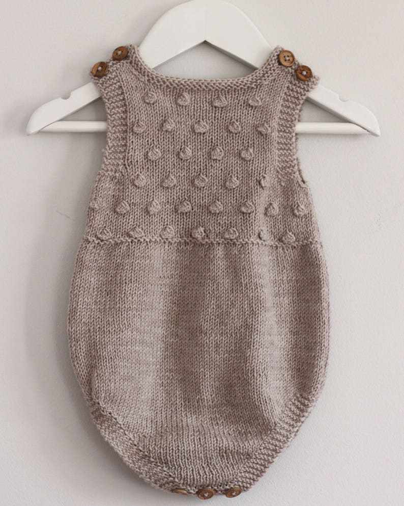 Puffberry Romper Knitting Pattern