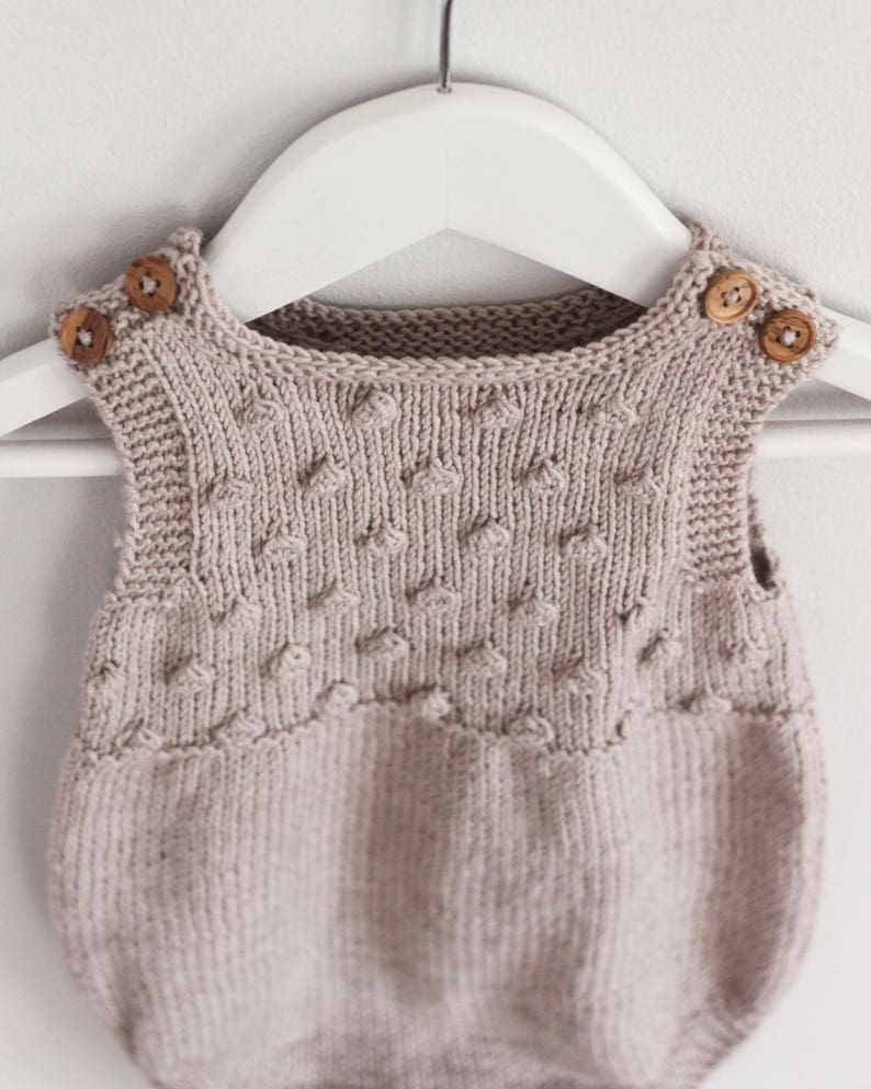 Puffberry Romper Knitting Pattern
