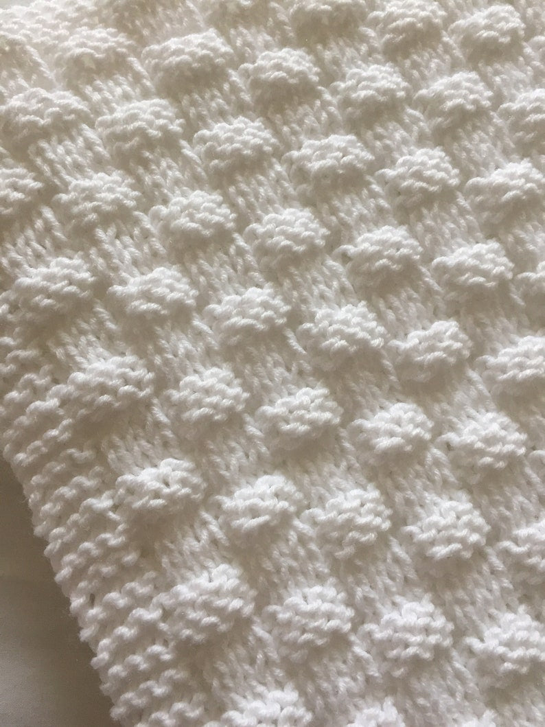 Gentle Weave Blanket Knitting Pattern