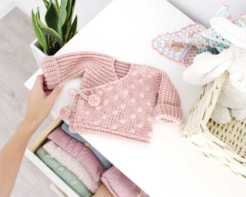 Rosy Wrap Baby Crochet Pattern