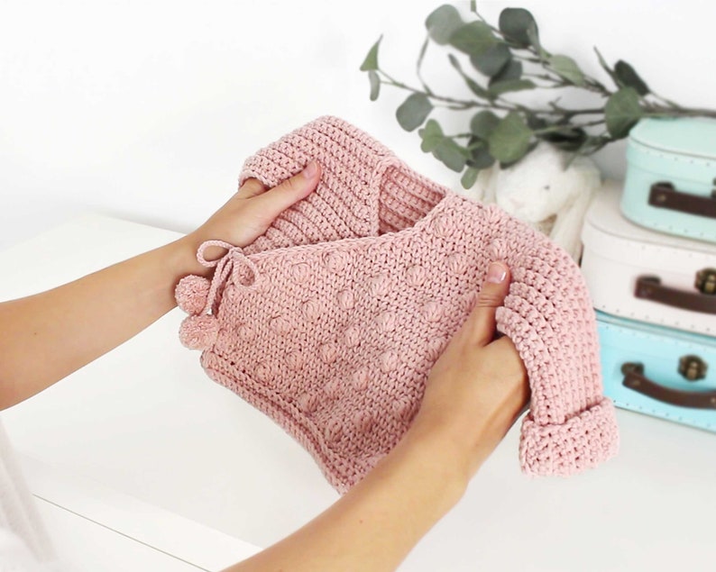 Rosy Wrap Baby Crochet Pattern