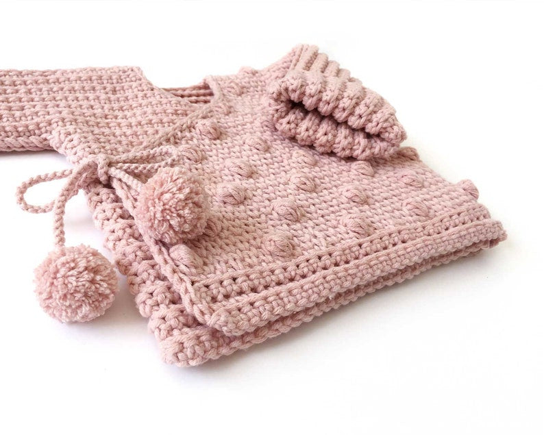 Rosy Wrap Baby Crochet Pattern