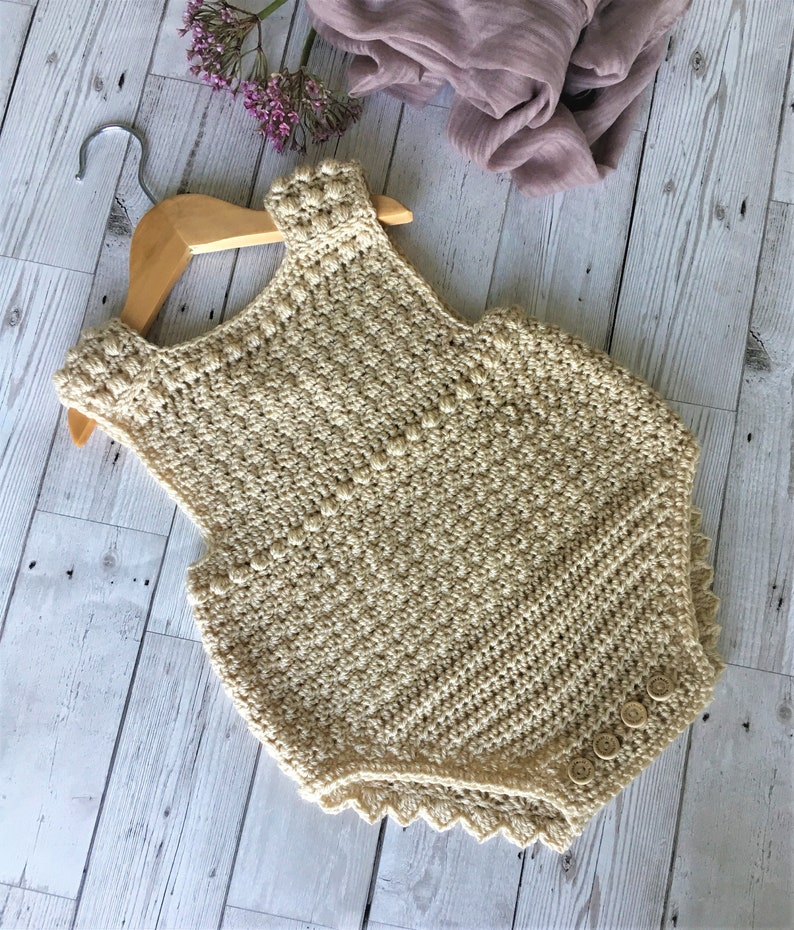 Blossom Romper Crochet Pattern