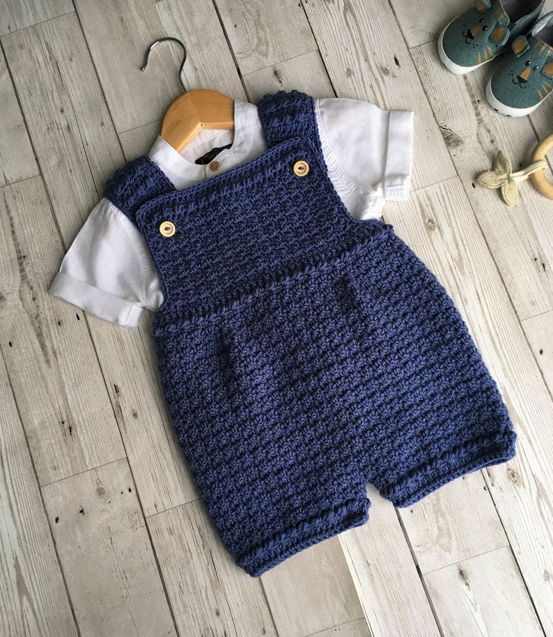 Blueberry Baby Romper Crochet Pattern