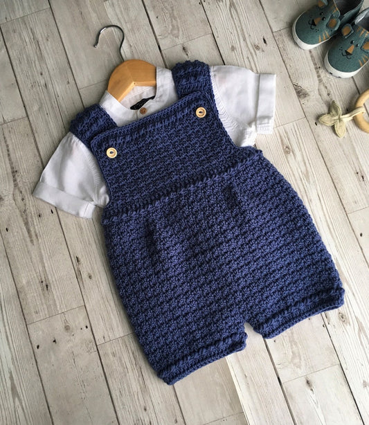 Blueberry Baby Romper Crochet Pattern