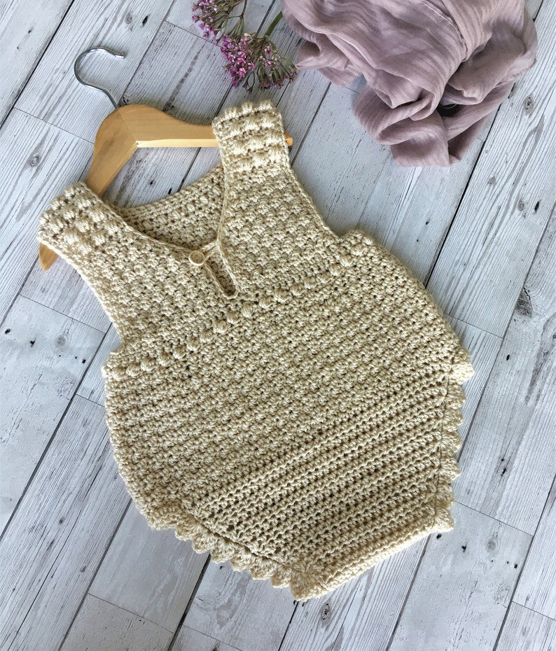 Blossom Romper Crochet Pattern