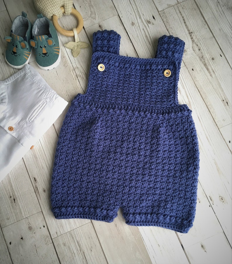 Blueberry Baby Romper Crochet Pattern