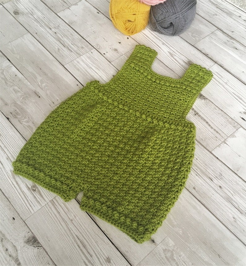 Blueberry Baby Romper Crochet Pattern