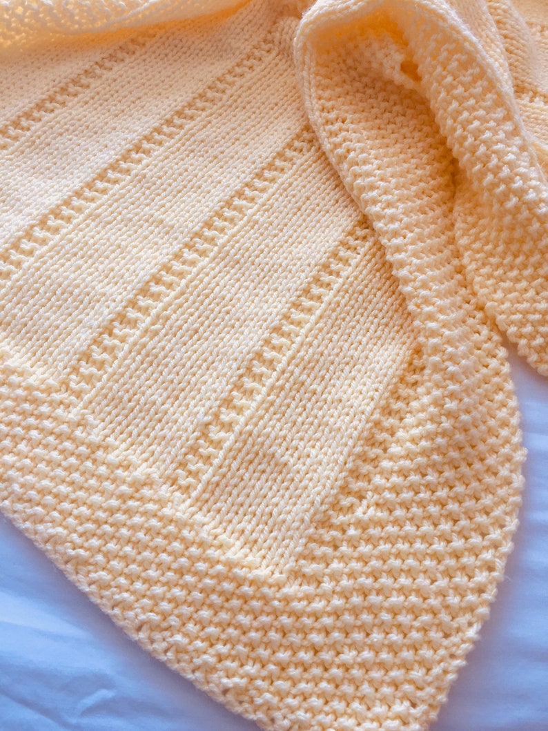Soft Mist Blanket Knitting Pattern