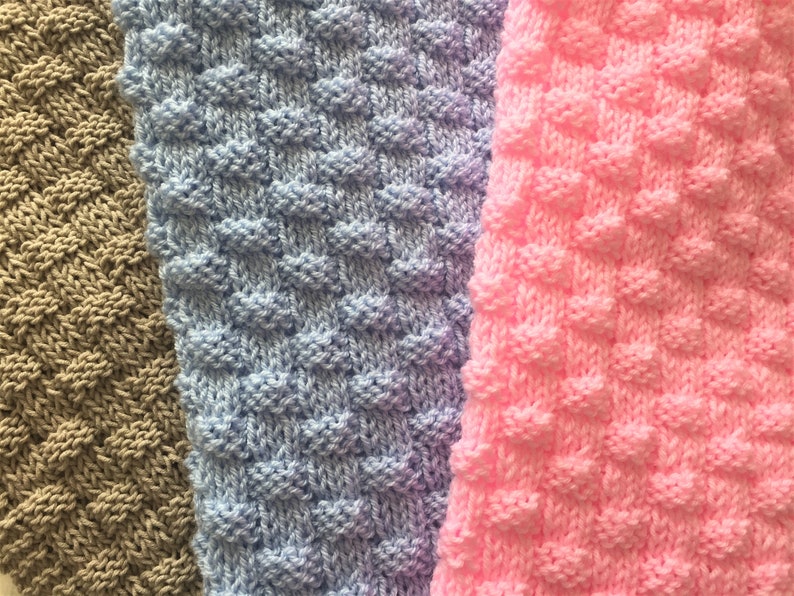 Gentle Weave Blanket Knitting Pattern