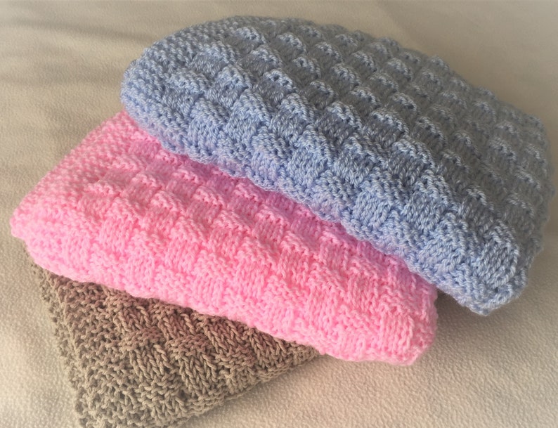Gentle Weave Blanket Knitting Pattern
