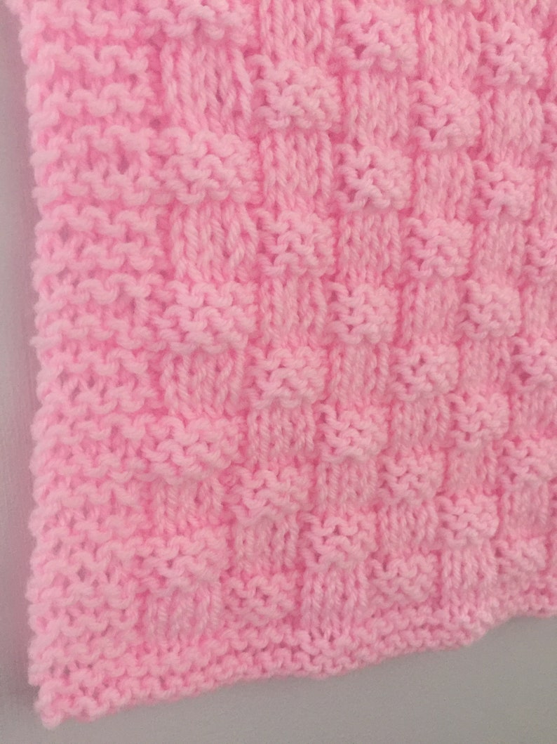 Gentle Weave Blanket Knitting Pattern