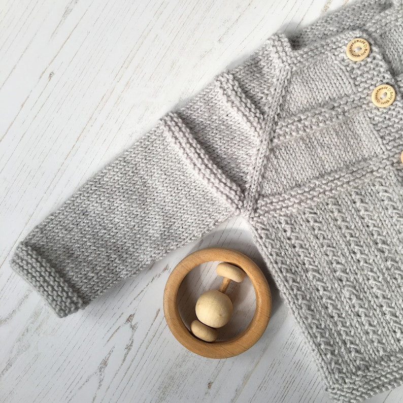 Gentle Baby Cardigan Knitting Pattern