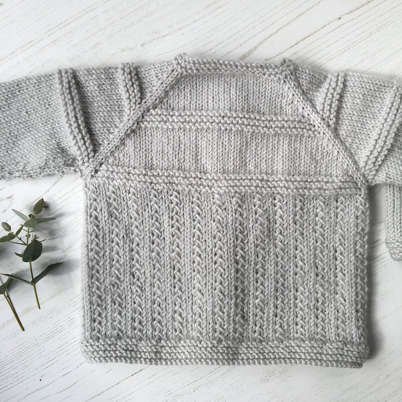 Gentle Baby Cardigan Knitting Pattern