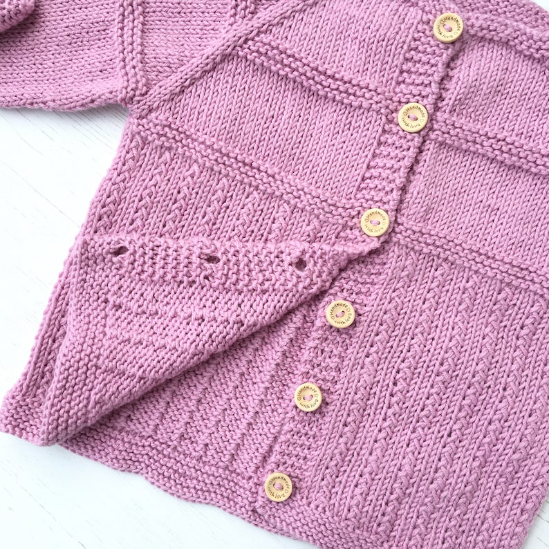 Gentle Baby Cardigan Knitting Pattern