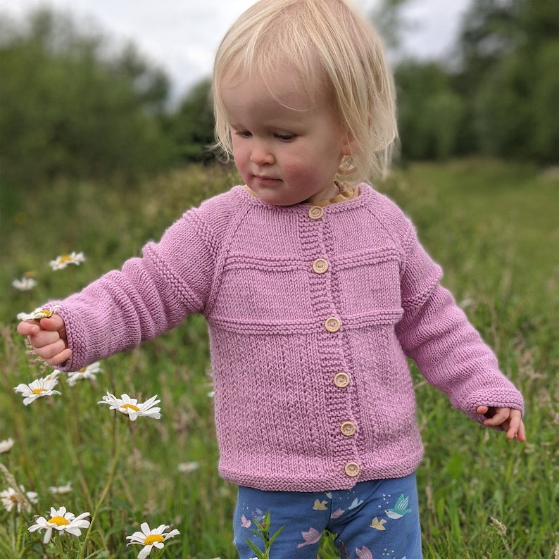 Gentle Baby Cardigan Knitting Pattern