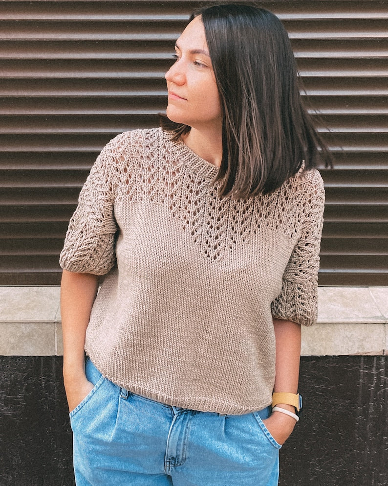 Meadowlight Top Knitting Pattern