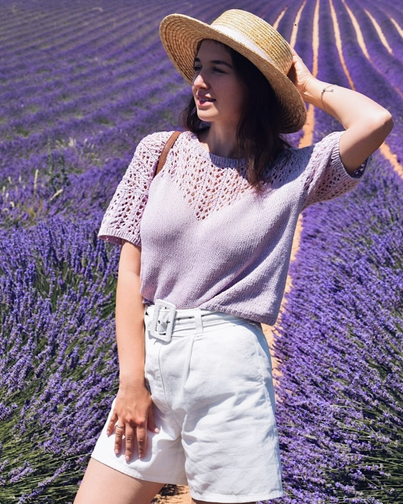 Meadowlight Top Knitting Pattern