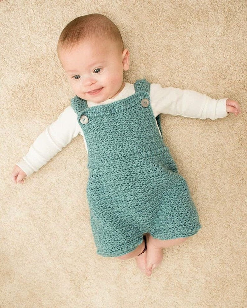 Blueberry Baby Romper Crochet Pattern