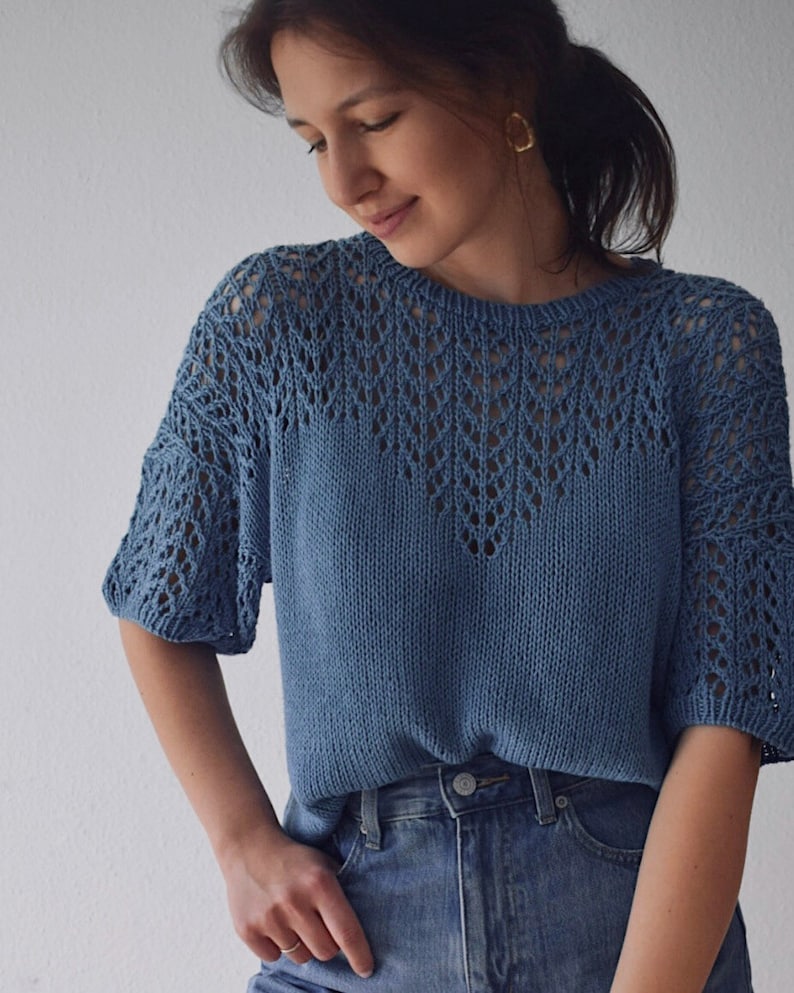 Meadowlight Top Knitting Pattern