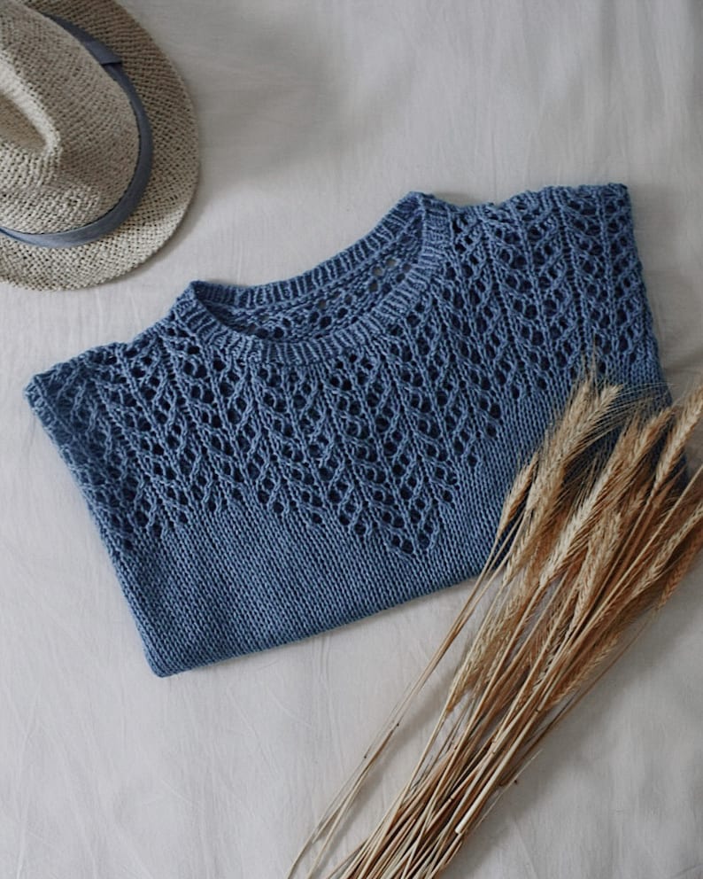 Meadowlight Top Knitting Pattern