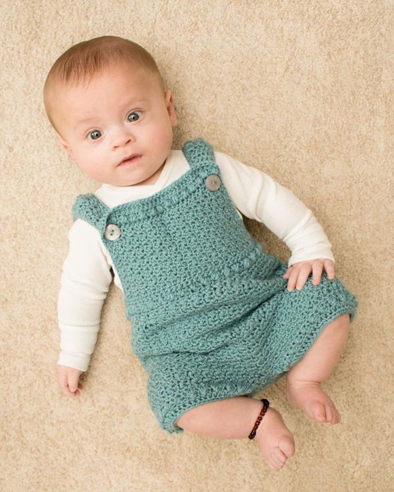 Blueberry Baby Romper Crochet Pattern