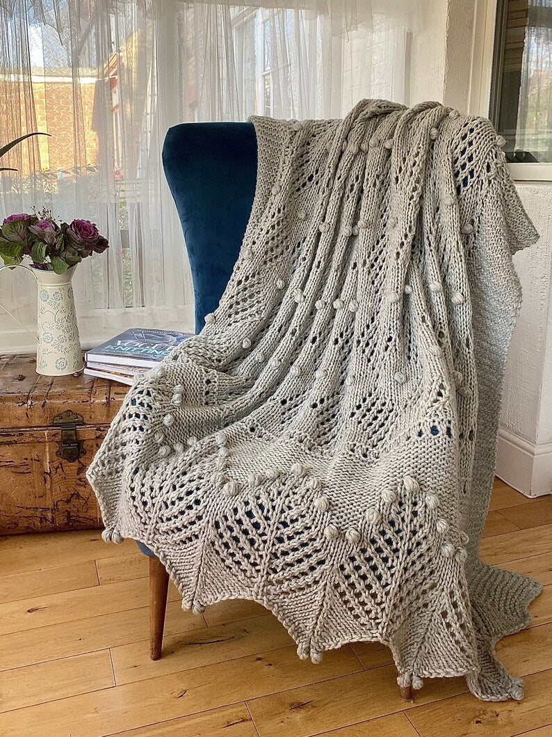 Pinecrest Blanket Knitting Pattern