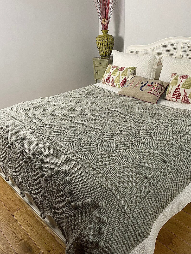 Pinecrest Blanket Knitting Pattern