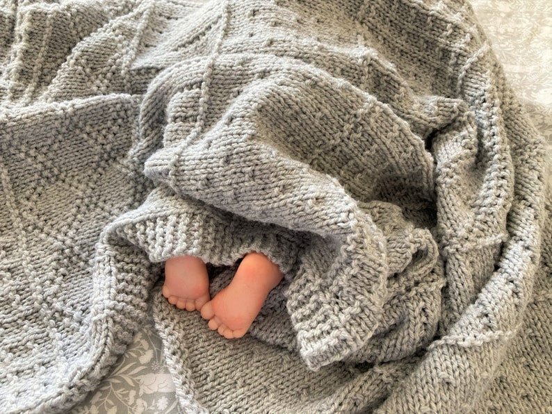 Cloudberry Blanket Knitting Pattern