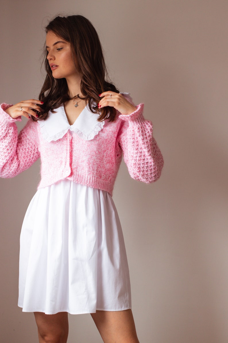 Rosecloud Cardigan Knitting Pattern