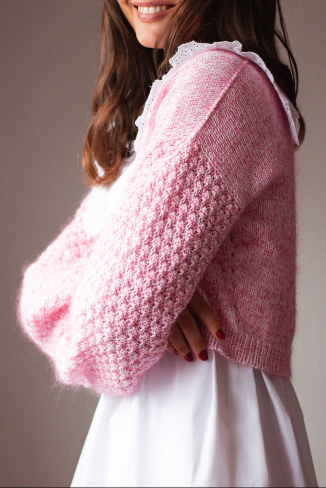 Rosecloud Cardigan Knitting Pattern