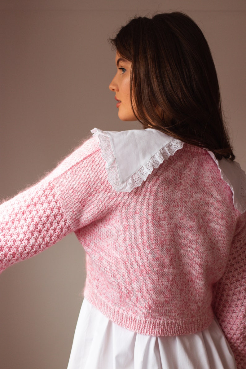 Rosecloud Cardigan Knitting Pattern