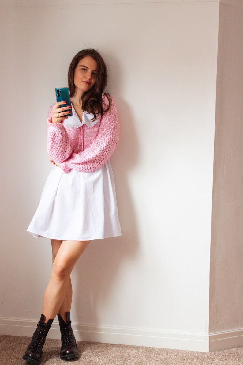 Rosecloud Cardigan Knitting Pattern