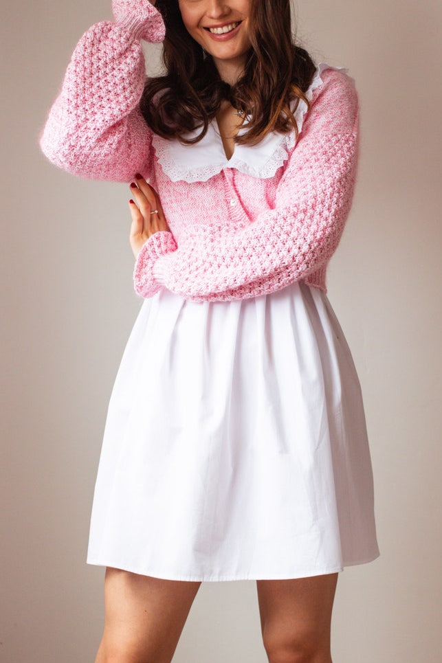 Rosecloud Cardigan Knitting Pattern
