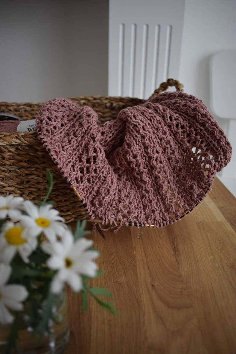 Blush Breeze Top Knitting Pattern
